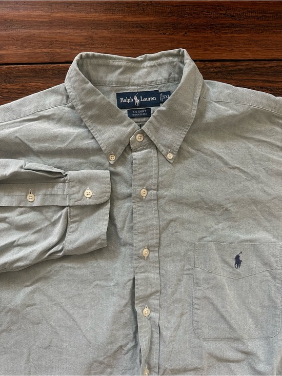 Ralph Lauren Other - Ralph Lauren Mens XXL Big Shirt Gray Oxford Button Down Long Sleeve Pony Preppy